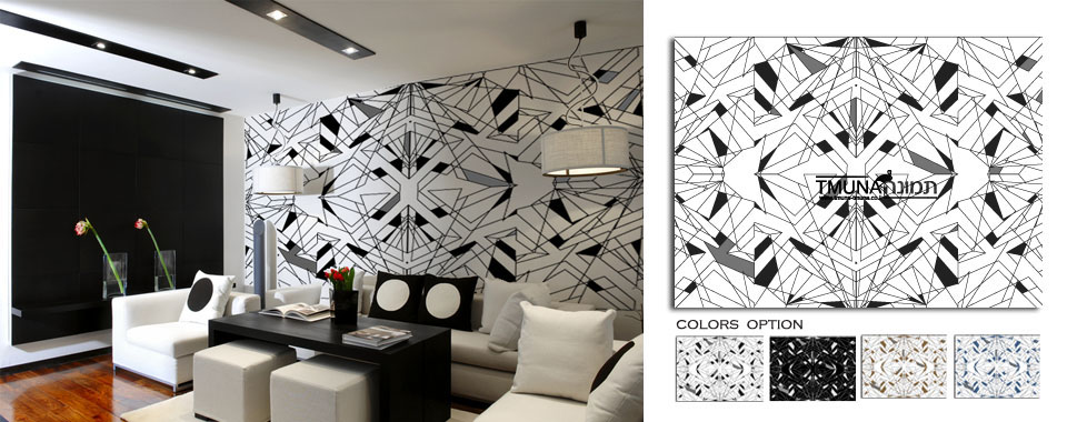 טפט גיאו שחור אפור R31